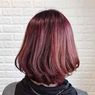 ショート カラー ヘアアレンジ 烏丸韓国ヘア🇰🇷 ayaka🎀のヘアスタイル