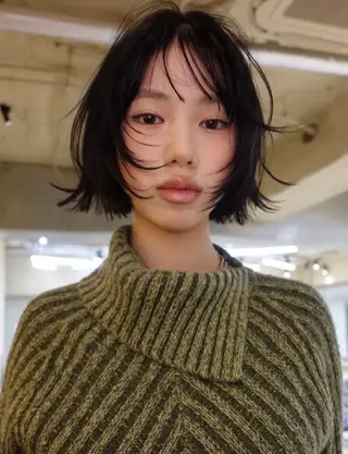 ショート hachiyama rinaのヘアスタイル