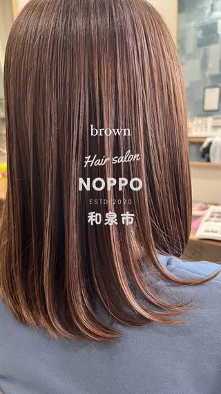 ロング カラー NOPPO 和泉市 美容室／奥村　飛鳥のヘアスタイル