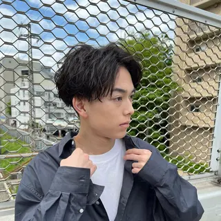 ショート パーマ メンズ 大人メンズヘア メンズパーマSHUNのヘアスタイル
