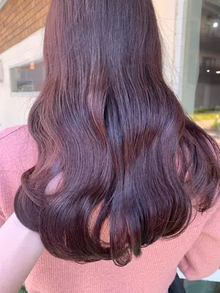 ロング カラー 田中 優衣のヘアスタイル