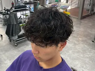 パーマ メンズ 深野 ちさとのヘアスタイル