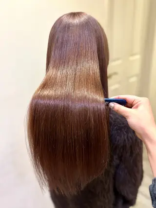 ロング カラー 💙mai🫧 縮毛矯正・ハイライトのヘアスタイル