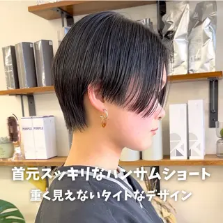 ショート カラー 初めてのショート お任せください✂️のヘアスタイル