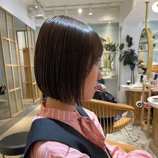ショート 髪質改善レイヤー/ ボブたんの翔太のヘアスタイル