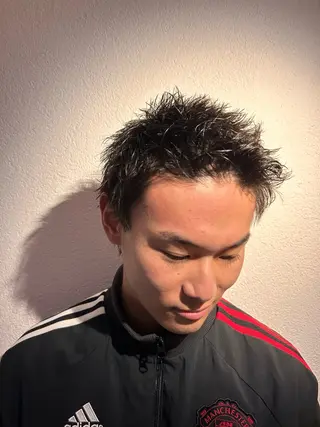 ショート パーマ メンズ 💈下川 恭平💈のヘアスタイル