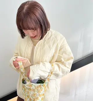ショート カラー 顔周りカット/透明感 カラー✂️MEIのヘアスタイル