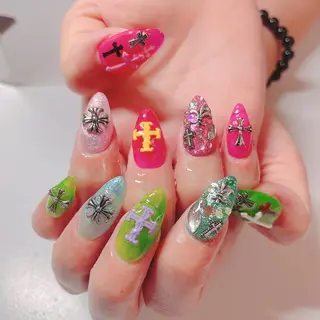 ネイル パラジェル💅 オフ無料Pi.Harのネイルデザイン