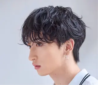 ショート パーマ メンズ 【メンズ特化】 池田大成✂︎のヘアスタイル