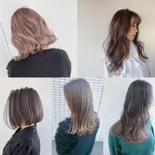 ミディアム ブリーチ.バレイヤー ジュ.REAL心斎橋のヘアスタイル