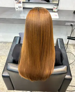 ロング cocoa🎀 透明感カラー/パーマのヘアスタイル