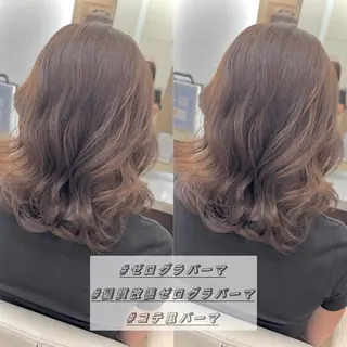 ミディアム パーマ いけがみ ゆかなのヘアスタイル