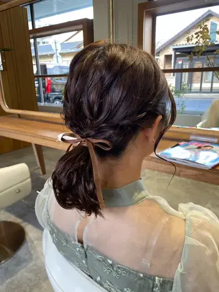 ミディアム ヘアアレンジ MIKU ／fulamのヘアスタイル