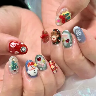 ネイル 【OKIKA】 らん🦖🌈🧡のマツエク・マツパデザイン