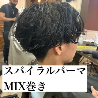 ショート パーマ メンズ メンズサロン ANSWERのヘアスタイル