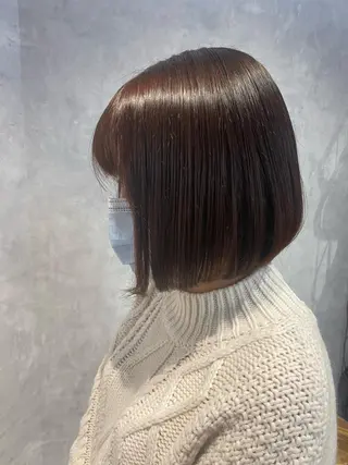 ミディアム Cielro/ダブル カラー/西田咲希のヘアスタイル