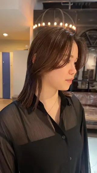 ミディアム NORA銀座 NATSUMIのヘアスタイル