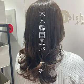 ロング パーマ 韓国カラーお任せ❤️ アサコサユリ🎀の眉毛・アイブロウイメージ
