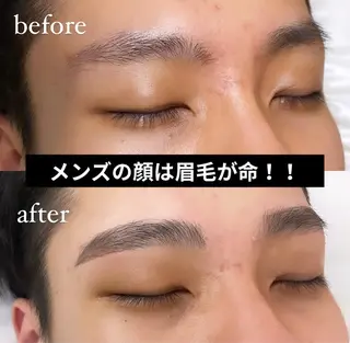 メンズ アイブロウ 麻生 nico… ayakaのマツエク・マツパデザイン