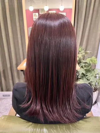 セミロング カラー 🍏Rio🍏 Color☆*。のヘアスタイル