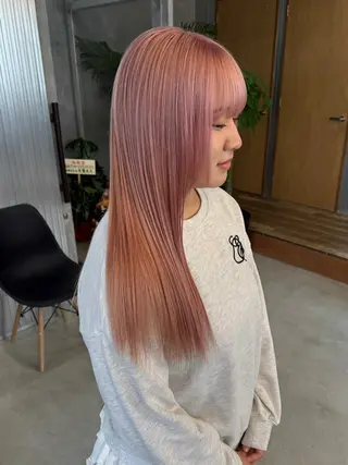 カラー noa / 郡山ボブ ×透明感カラーのヘアスタイル