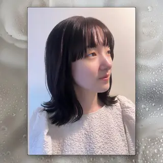 ショート ルプラボウ/豊川/ 美髪カラー/アヤカのヘアスタイル