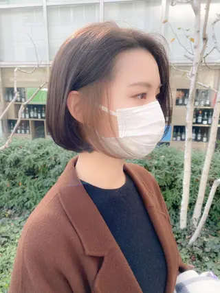 ショート カラー 西本 由香のヘアスタイル