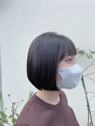 ミディアム 三國 栞音のヘアスタイル