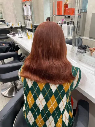 ミディアム カラー パーマ ヘアアレンジ メンズ キッズ 韓国系🇰🇷🩶 艶暗髪/MEIのヘアスタイル