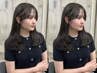 ロング lafit kaede/韓国ヘアのヘアスタイル