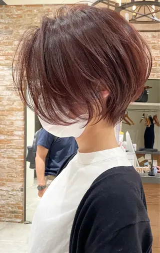 ショート カラー 艶カラー￤ こすい🫧のヘアスタイル