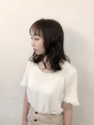 セミロング IN∞hair/ インヘアー/下伊福店のヘアスタイル