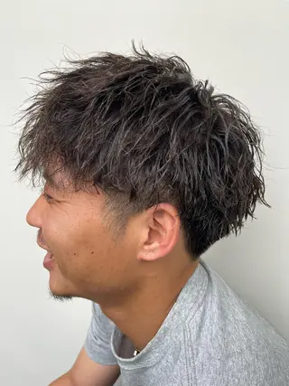 パーマ メンズ himeka🪽 アレンジ/ブリーチのヘアスタイル