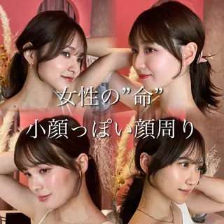 ミディアム カラー 山崎/ボブ縮毛矯正 レイヤー髪質改善のヘアスタイル