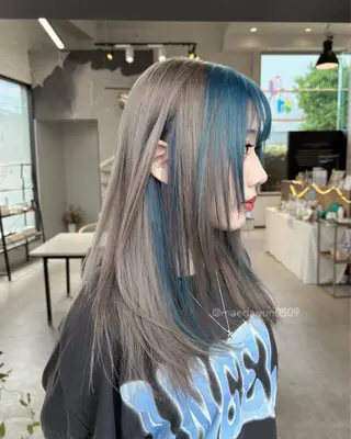 ミディアム MAEDA 西金沢美容室のヘアスタイル