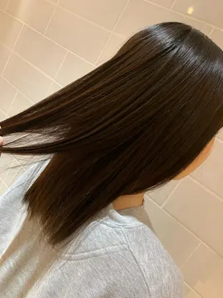 セミロング カラー パーマ 髪質改善/美髪のプ口 中島みきのヘアスタイル