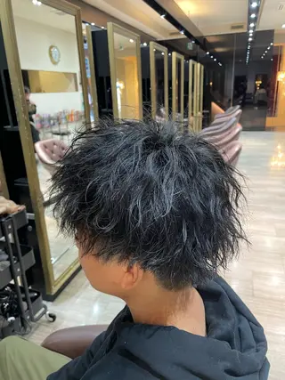 パーマ メンズ WiLL 阪急茨木店のヘアスタイル
