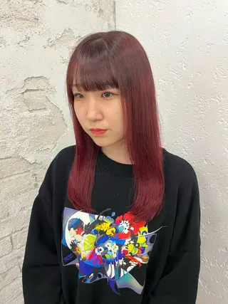 ミディアム カラー 💜垢抜けメンズパー マ💜Sakuraのヘアスタイル