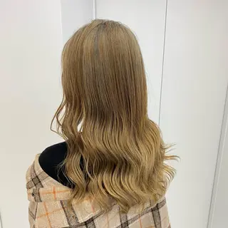 セミロング カラー 韓国艶カラー🇰🇷 DISCO💙のヘアスタイル