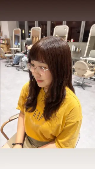 カラー インナーカラー∕ レイヤーカット／ねねのヘアスタイル