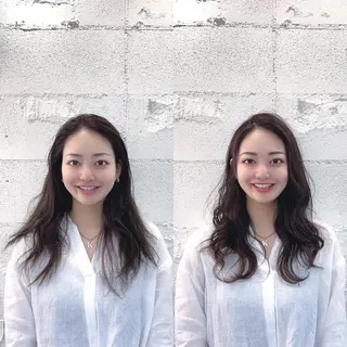 セミロング 韓国カットパーマ✂︎ Toshiのヘアスタイル