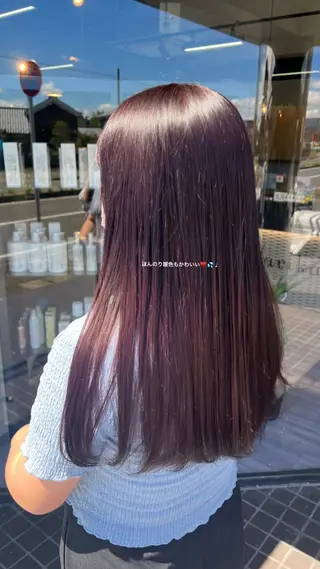 ロング alu yuinaのヘアスタイル