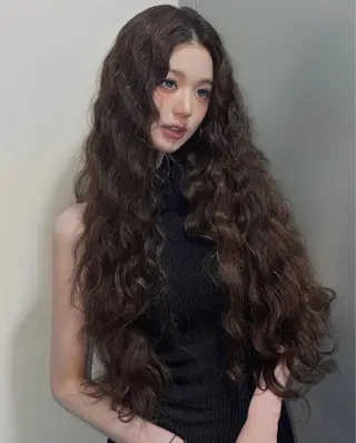 ロング カラー 艶カラー♡クール トレンドヘア♡アユミのヘアスタイル