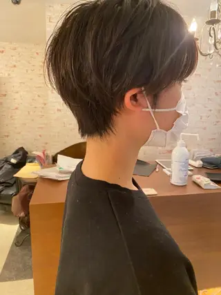 ショート 藤田 遼のヘアスタイル