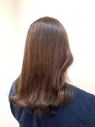 セミロング 🍒透明感カラー/ emiri🍒のヘアスタイル