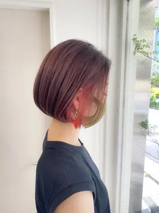 カラー 西本 由香のヘアスタイル