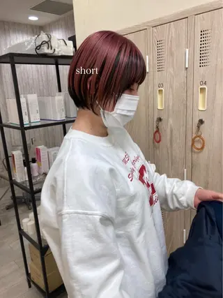 ショート カラー 初めてのショート お任せください✂️のヘアスタイル