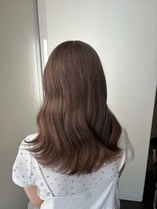 セミロング カラー SARAJU仁川 _aya🌼のヘアスタイル