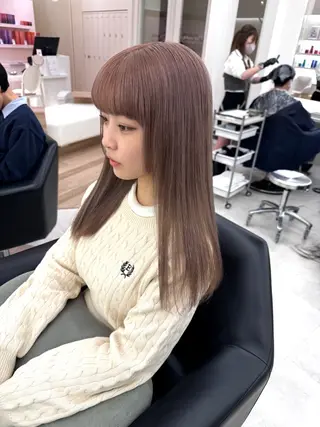 ロング カラー ♡ParveMix NANO♡のヘアスタイル
