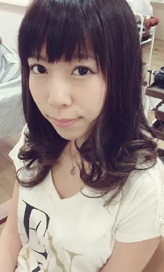 セミロング 湊 ヒロシのヘアスタイル